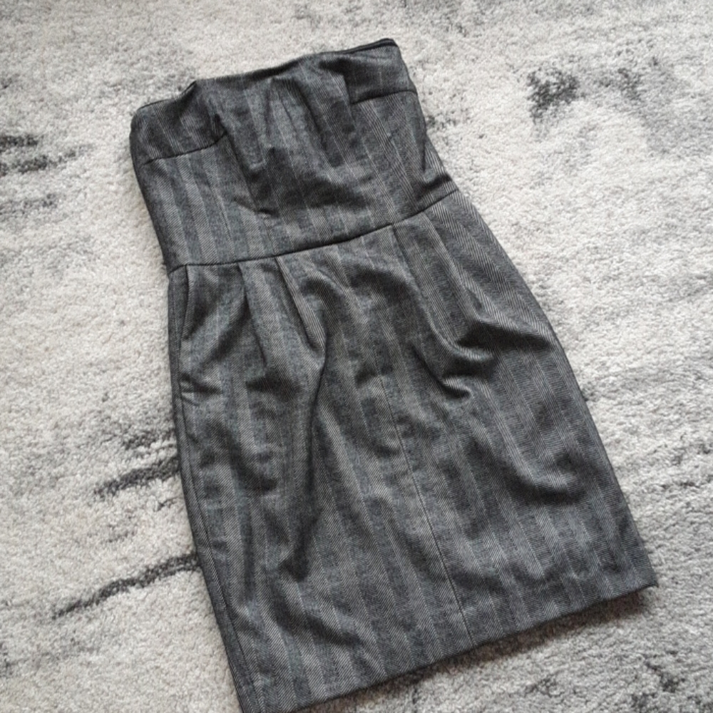 Womens strapless dress semiformal